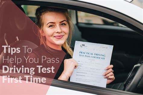 pass drivers test first time